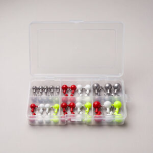 Round Jig Head Assortment, 30 Pieces